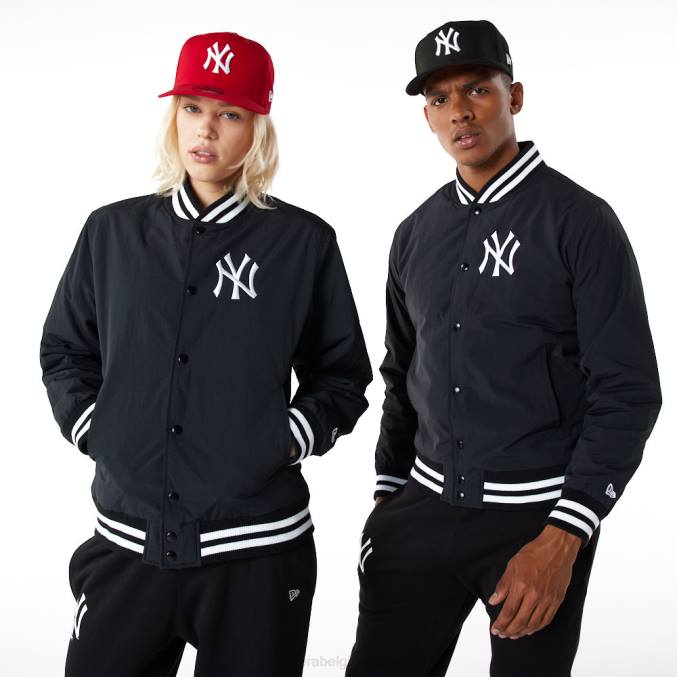 New Era Zwart bomberjack met New York Yankees-teamlogo BT242584