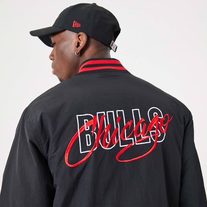 New Era chicago bulls nba script zwart bomberjack BT242563