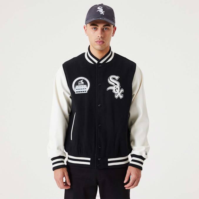 New Era chicago white sox mlb erfgoed zwart varsity-jack BT242567