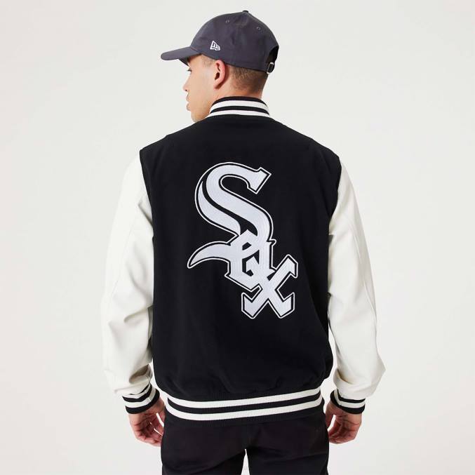New Era chicago white sox mlb erfgoed zwart varsity-jack BT242567