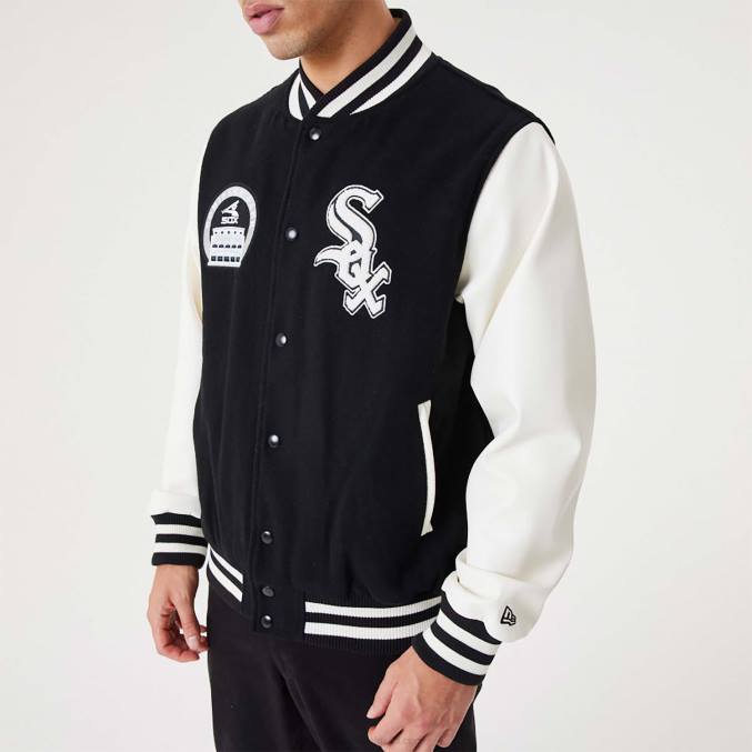 New Era chicago white sox mlb erfgoed zwart varsity-jack BT242567