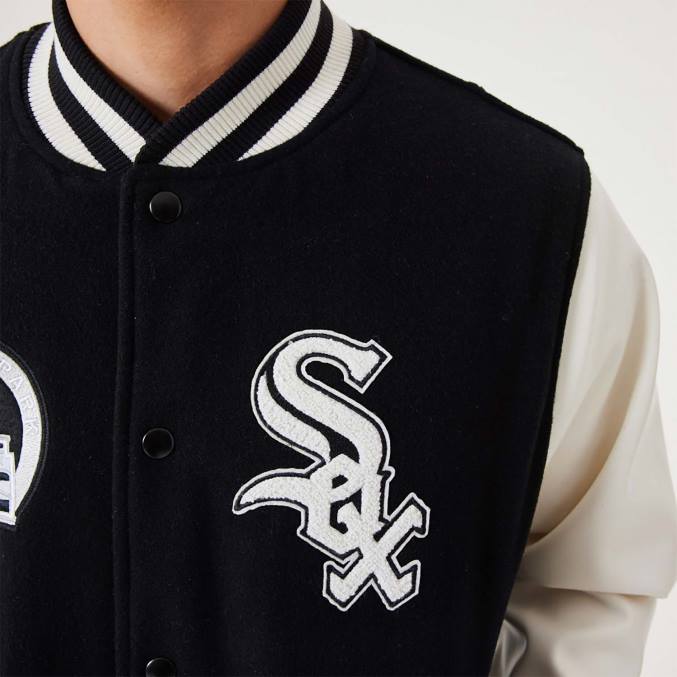 New Era chicago white sox mlb erfgoed zwart varsity-jack BT242567