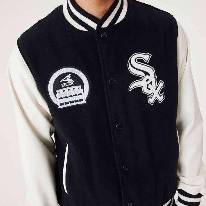 New Era chicago white sox mlb erfgoed zwart varsity-jack BT242567