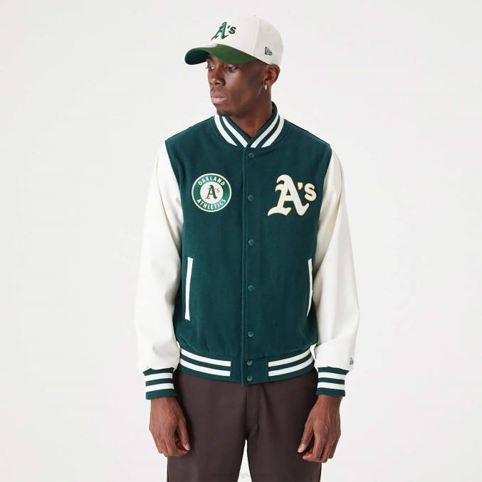 New Era varsity oakland athletics mlb erfgoed donkergroen varsity jack BT242566