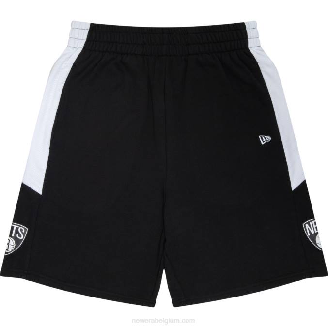 New Era Brooklyn Nets nba mesh zijpaneel zwarte short BT242651
