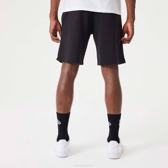 New Era Brooklyn Nets nba wordmark zwarte oversized short BT242633