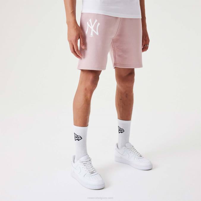New Era New York Yankees MLB League essentiële pastelroze shorts BT242644