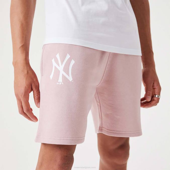 New Era New York Yankees MLB League essentiële pastelroze shorts BT242644