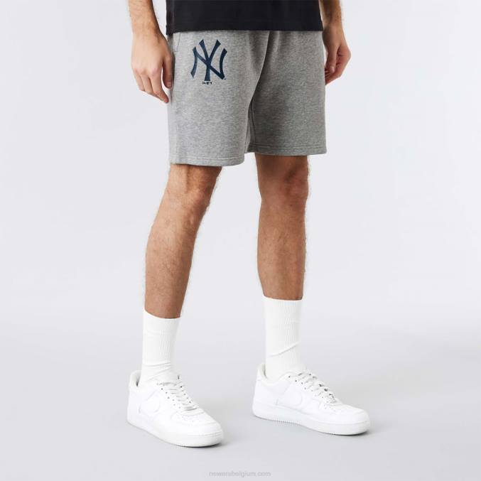 New Era New York Yankees mlb logo grijze short BT242650