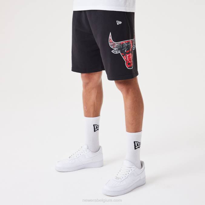 New Era chicago bulls nba team logo zwarte short BT242640