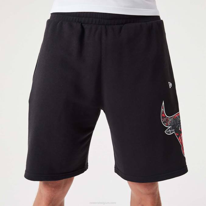 New Era chicago bulls nba team logo zwarte short BT242640