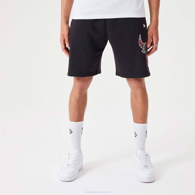 New Era chicago bulls nba team logo zwarte short BT242640