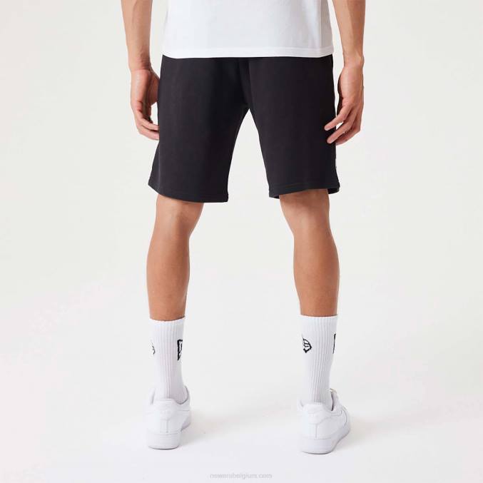 New Era chicago bulls nba wordmark zwarte oversized short BT242635