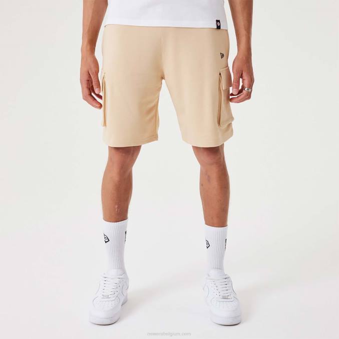 New Era essentiële lichtbeige cargoshort BT242648