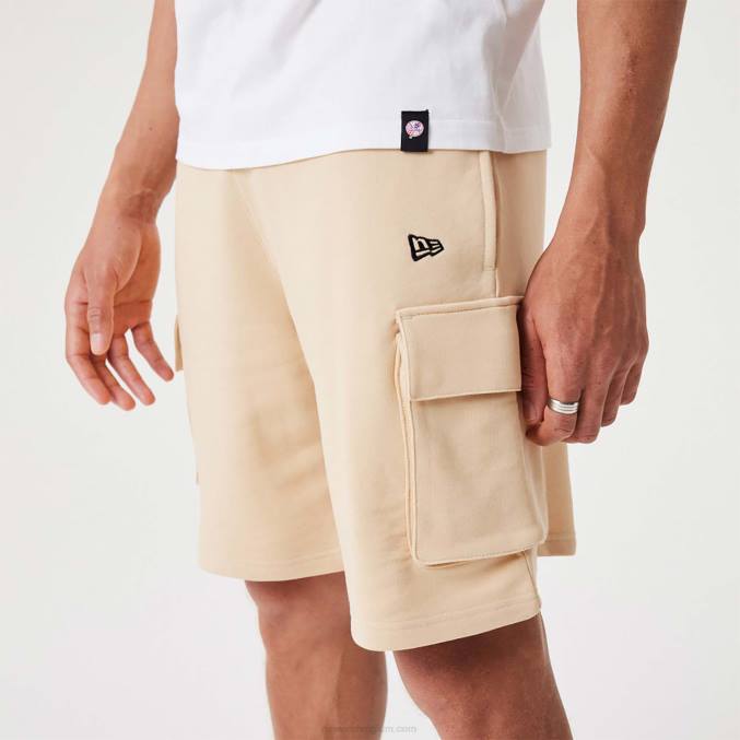 New Era essentiële lichtbeige cargoshort BT242648