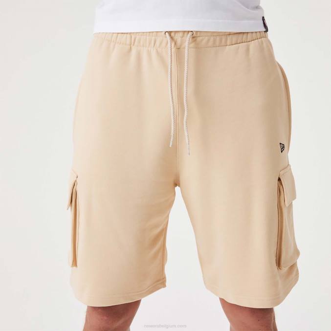 New Era essentiële lichtbeige cargoshort BT242648