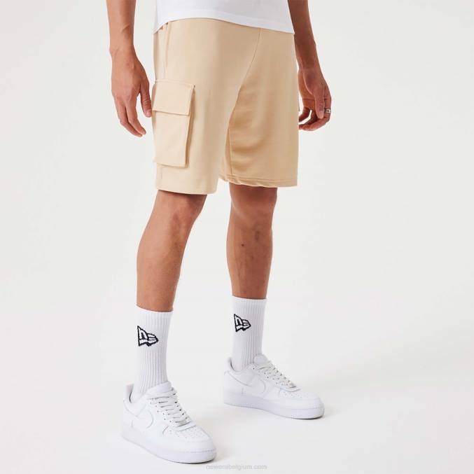 New Era essentiële lichtbeige cargoshort BT242648