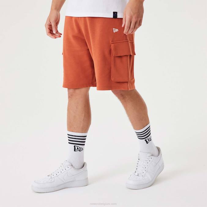 New Era essentiële middenbruine cargoshort BT242649