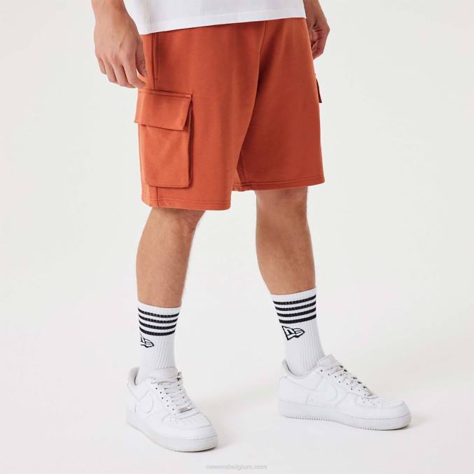 New Era essentiële middenbruine cargoshort BT242649