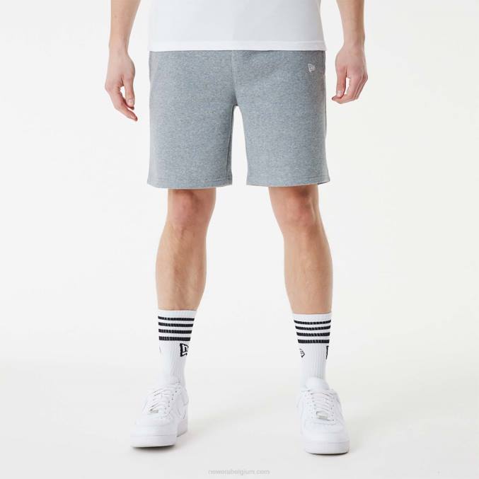 New Era grijze essentiële korte broek BT242647