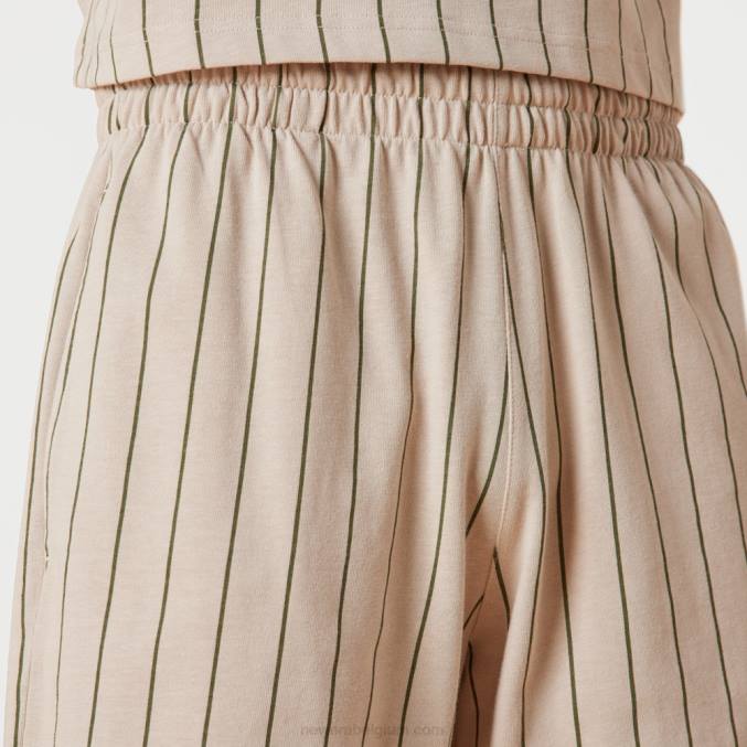 New Era krijtstreep steen shorts BT242632