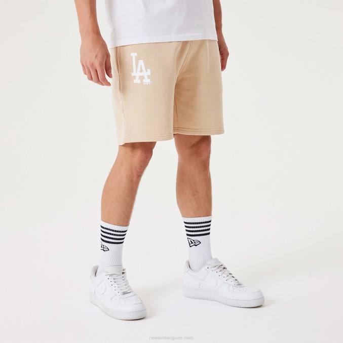 New Era la dodgers mlb league essentiële lichtbeige short BT242642