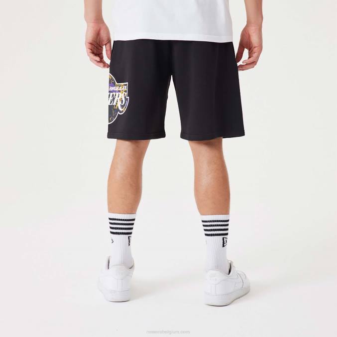 New Era la lakers nba team logo zwarte short BT242638