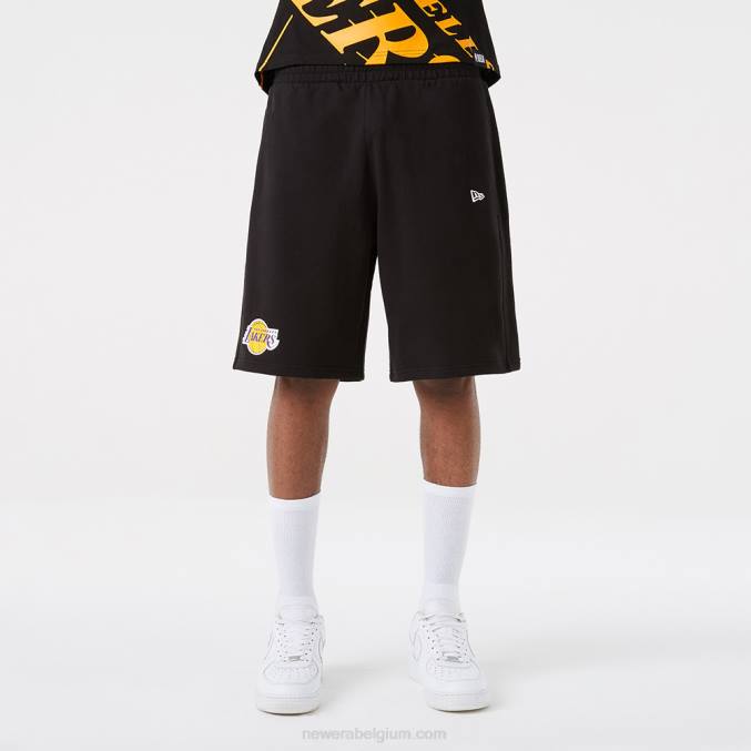 New Era la lakers nba team logo zwarte short BT242655