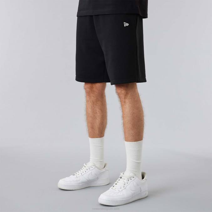 New Era zwarte essentiële korte broek BT242645