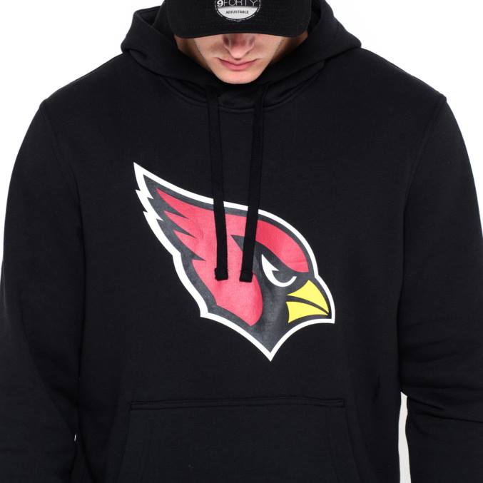 New Era Arizona Cardinals teamlogo zwarte hoodie BT242708