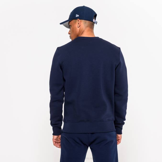 New Era Blauw sweatshirt met ronde hals en New England Patriots-teamlogo BT242685