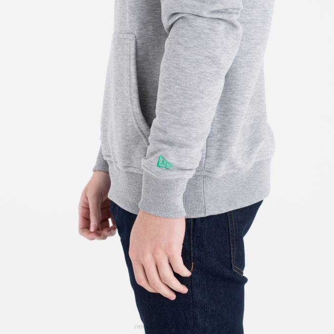 New Era Boston Celtics team logo grijze hoodie BT242716