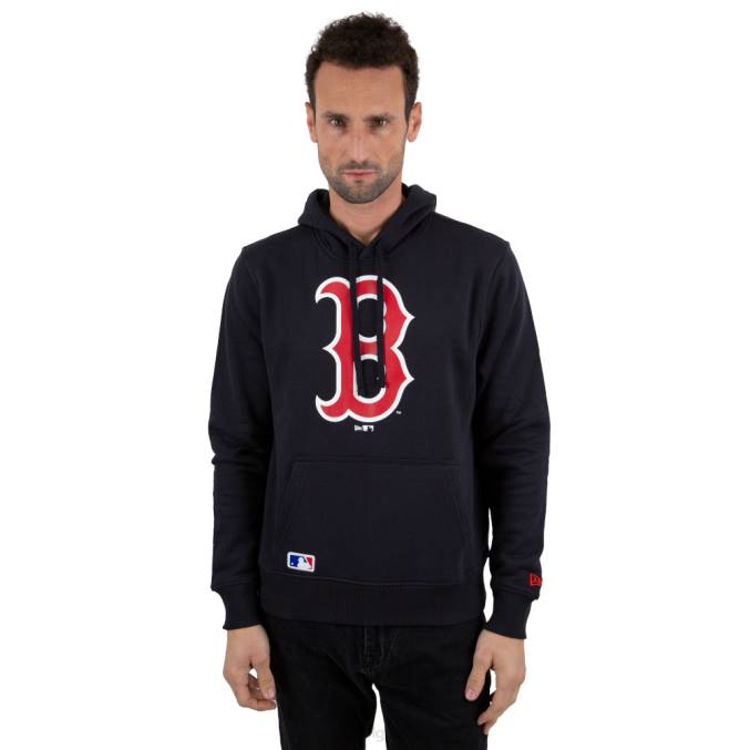 New Era Boston Red Sox mlb teamlogo marineblauwe hoodie BT242684