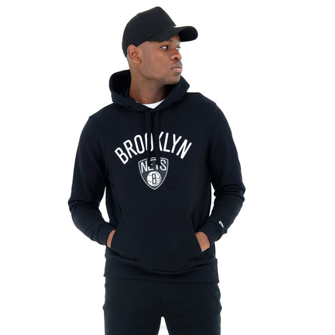 New Era Brooklyn Nets zwarte hoodie BT242724