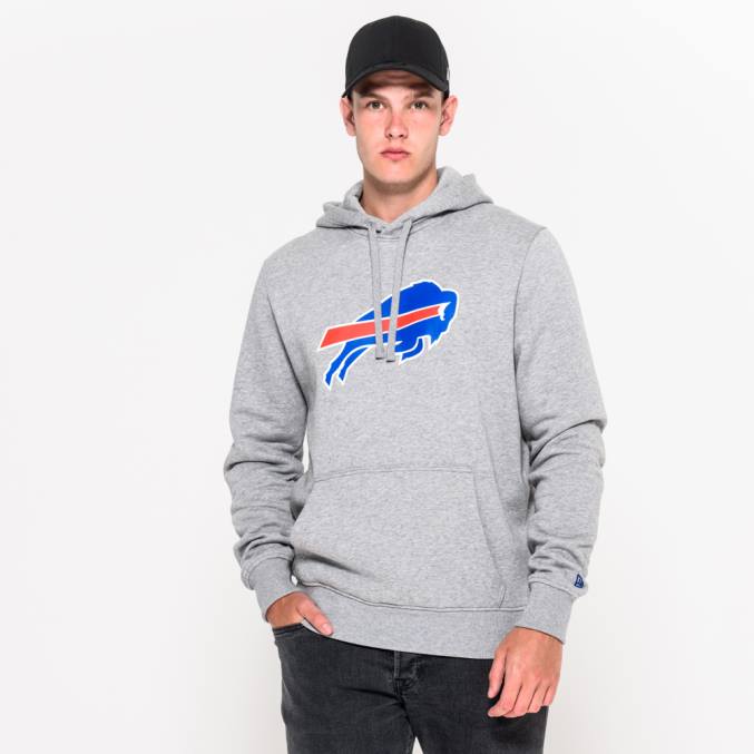 New Era Buffalo Bills pullover team logo grijze hoodie BT242732