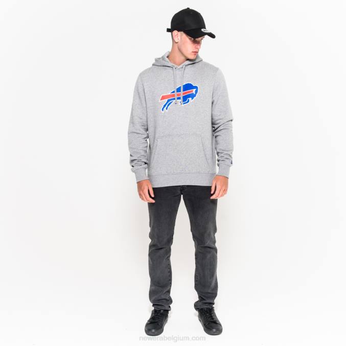 New Era Buffalo Bills pullover team logo grijze hoodie BT242732