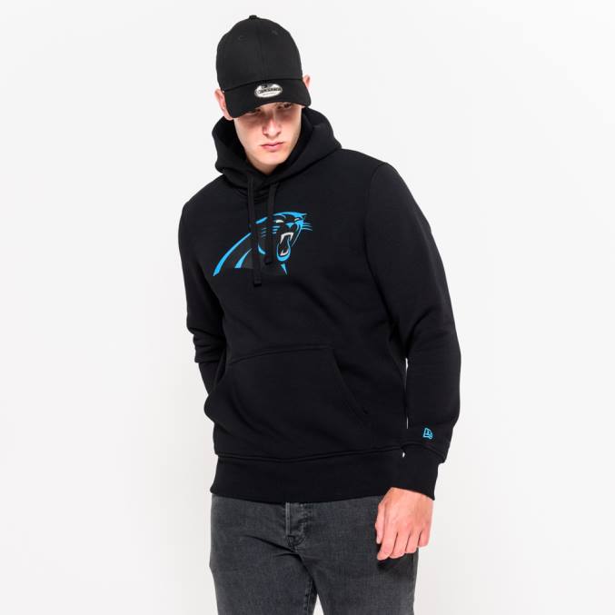 New Era Carolina Panthers team logo zwarte hoodie BT242741