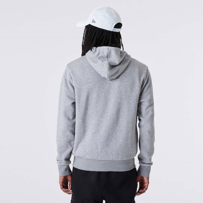 New Era Chicago Bulls nba metallic grijze hoodie BT242738