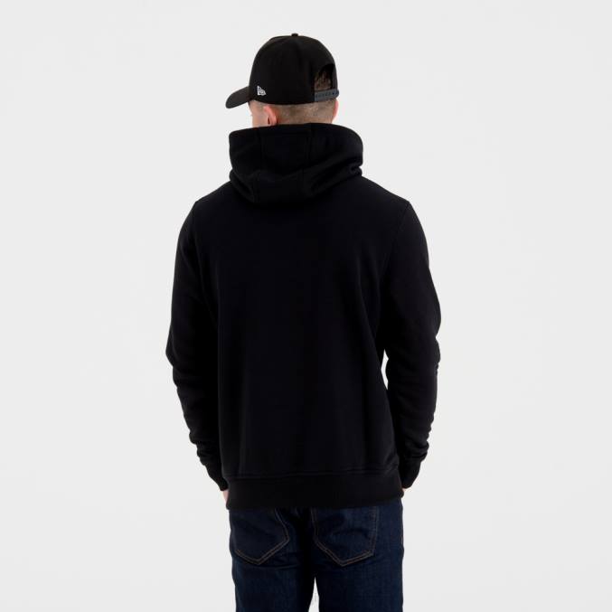 New Era Chicago Bulls team logo zwarte hoodie BT242695