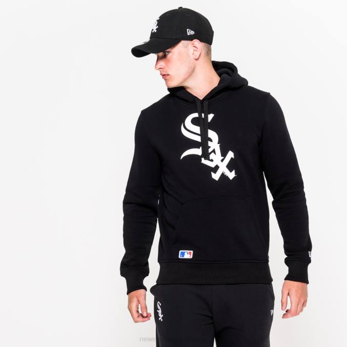 New Era Chicago white sox teamlogo zwarte hoodie BT242757