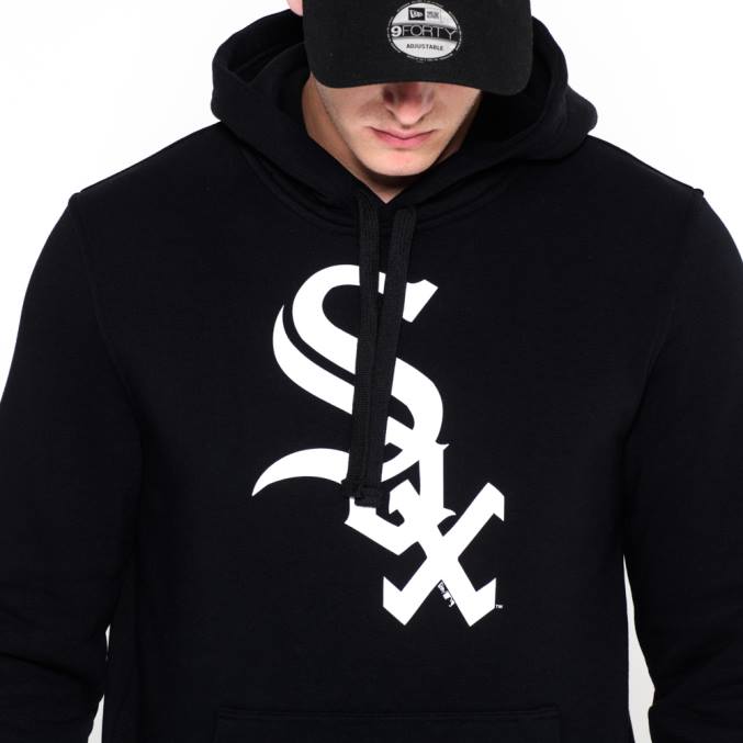 New Era Chicago white sox teamlogo zwarte hoodie BT242757