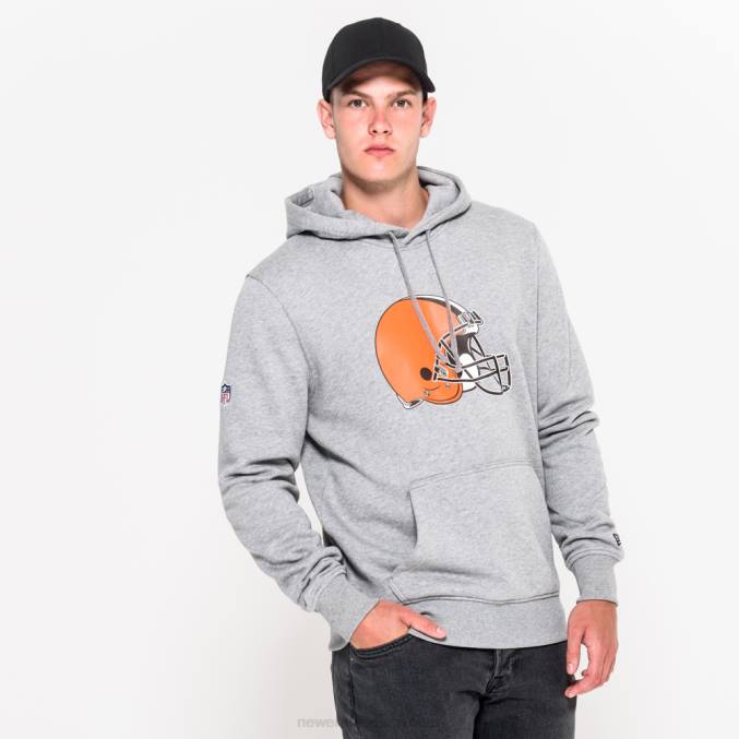 New Era Cleveland Browns grijze hoodie met teamlogo BT242802