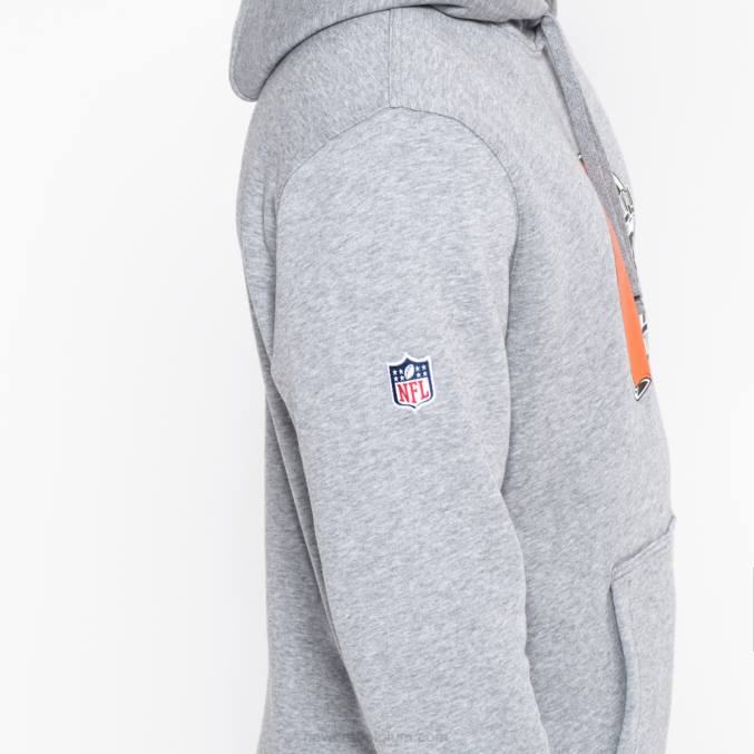 New Era Cleveland Browns grijze hoodie met teamlogo BT242802
