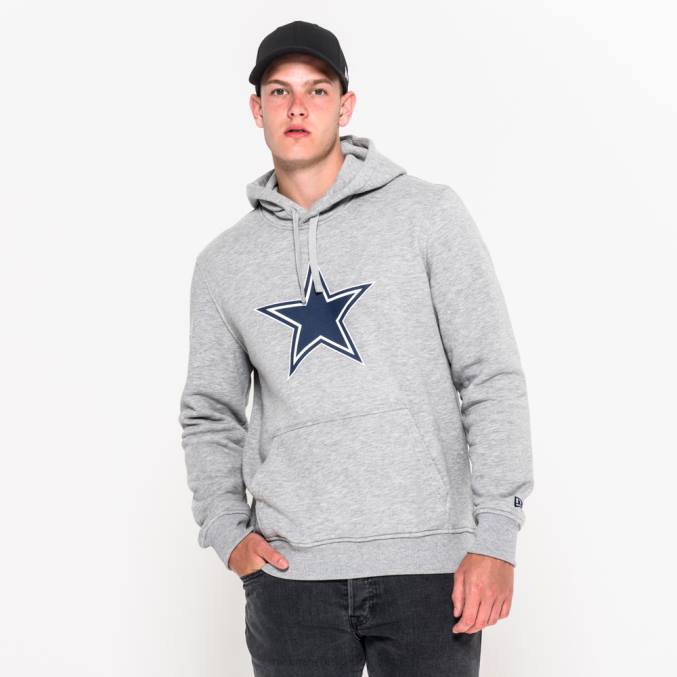 New Era Dallas cowboys team logo grijze hoodie BT242773