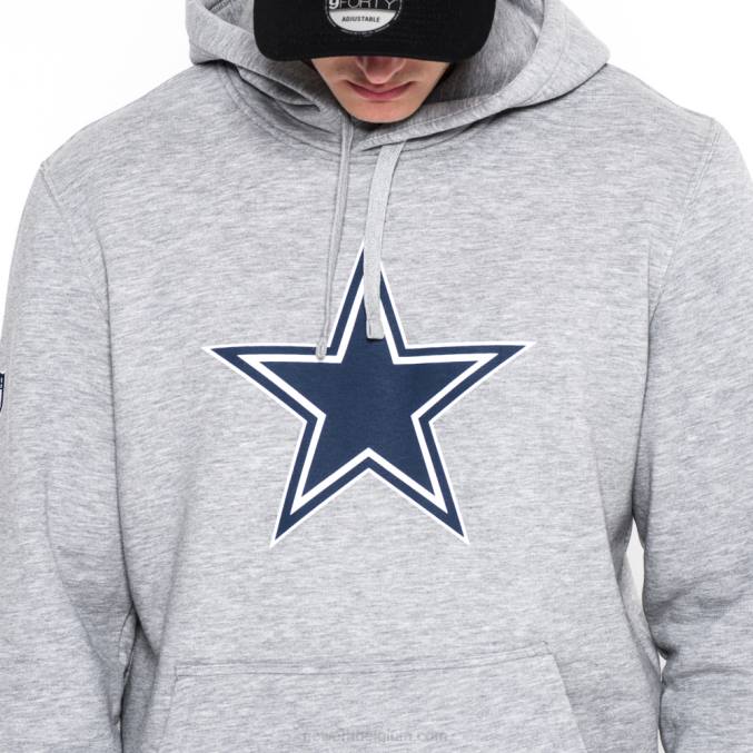 New Era Dallas cowboys team logo grijze hoodie BT242773