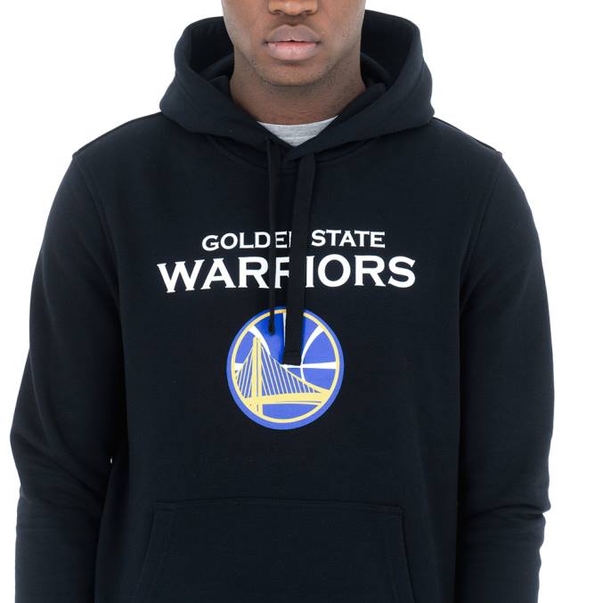 New Era Golden State Warriors zwarte hoodie BT242816