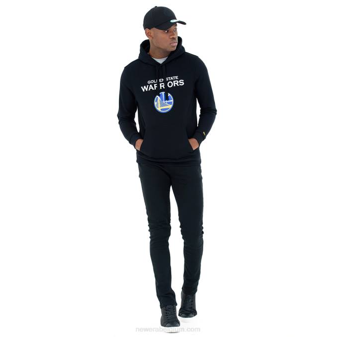 New Era Golden State Warriors zwarte hoodie BT242816