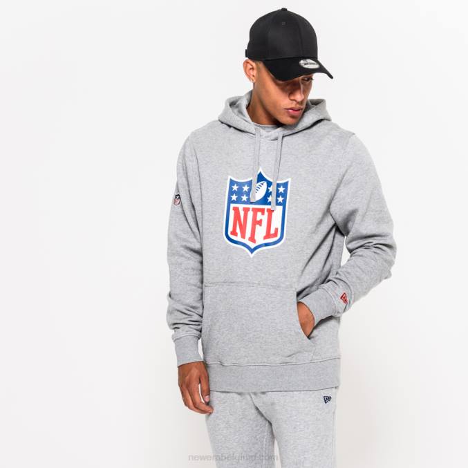 New Era Grijze hoodie met nfl-logo BT242748