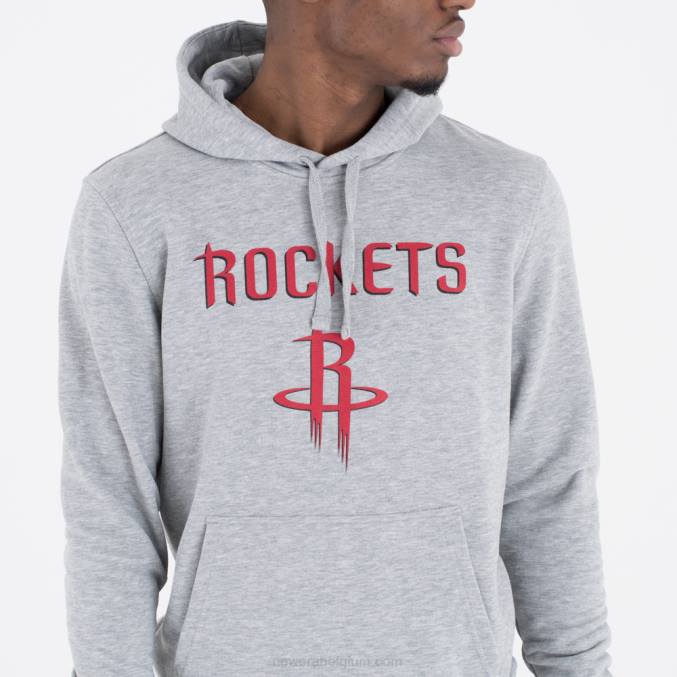 New Era Houston Rockets team logo grijze pullover hoodie BT242735