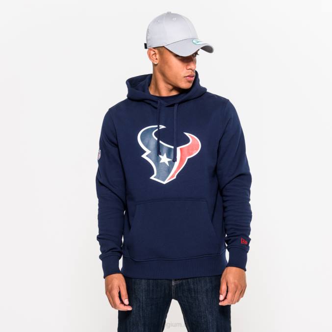 New Era Houston Texas teamlogo marineblauwe hoodie BT242810